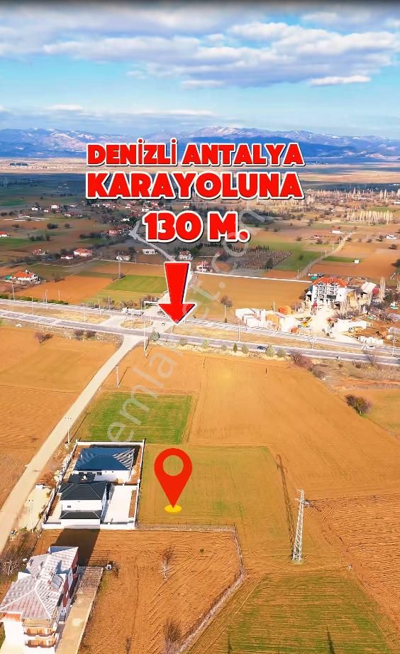 Acıpayam Alaattin Satılık Tarla Şahin Emlak'tan Denizli Acıpayam Alaattin Mah.satılık 459m2 Arsa