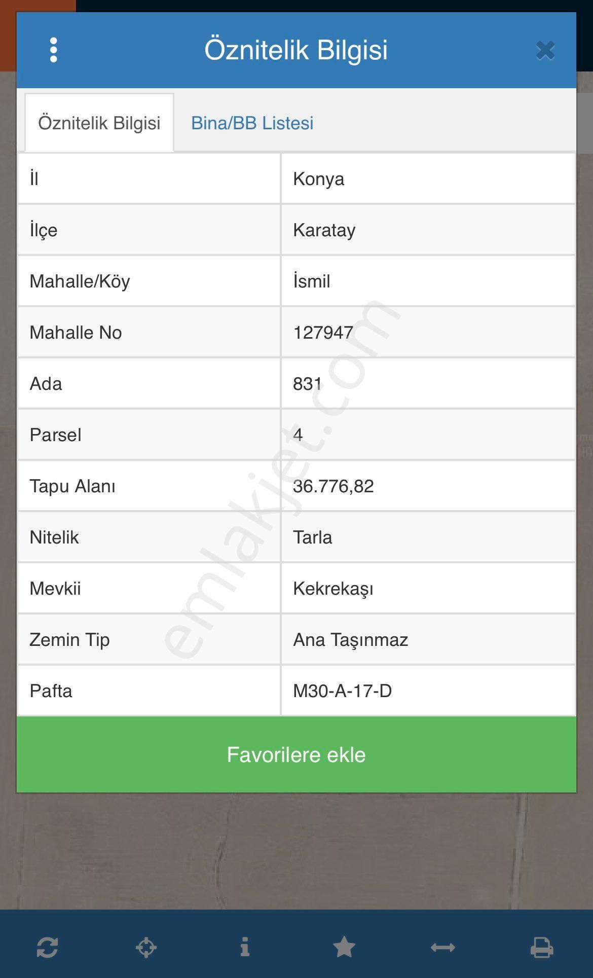 Konya Karatay Satılık Tarla Karatay İsmilde Müstakil Ekilebilir Yatırımlık Fırsat Tarla