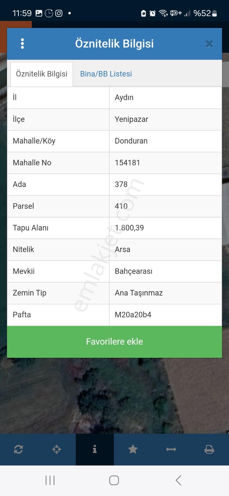 Aydın Nazilli Yöntem Emlaktan Yenipazar Donduran Mahallesinde Satılık Villa Arsası - Görsel 2