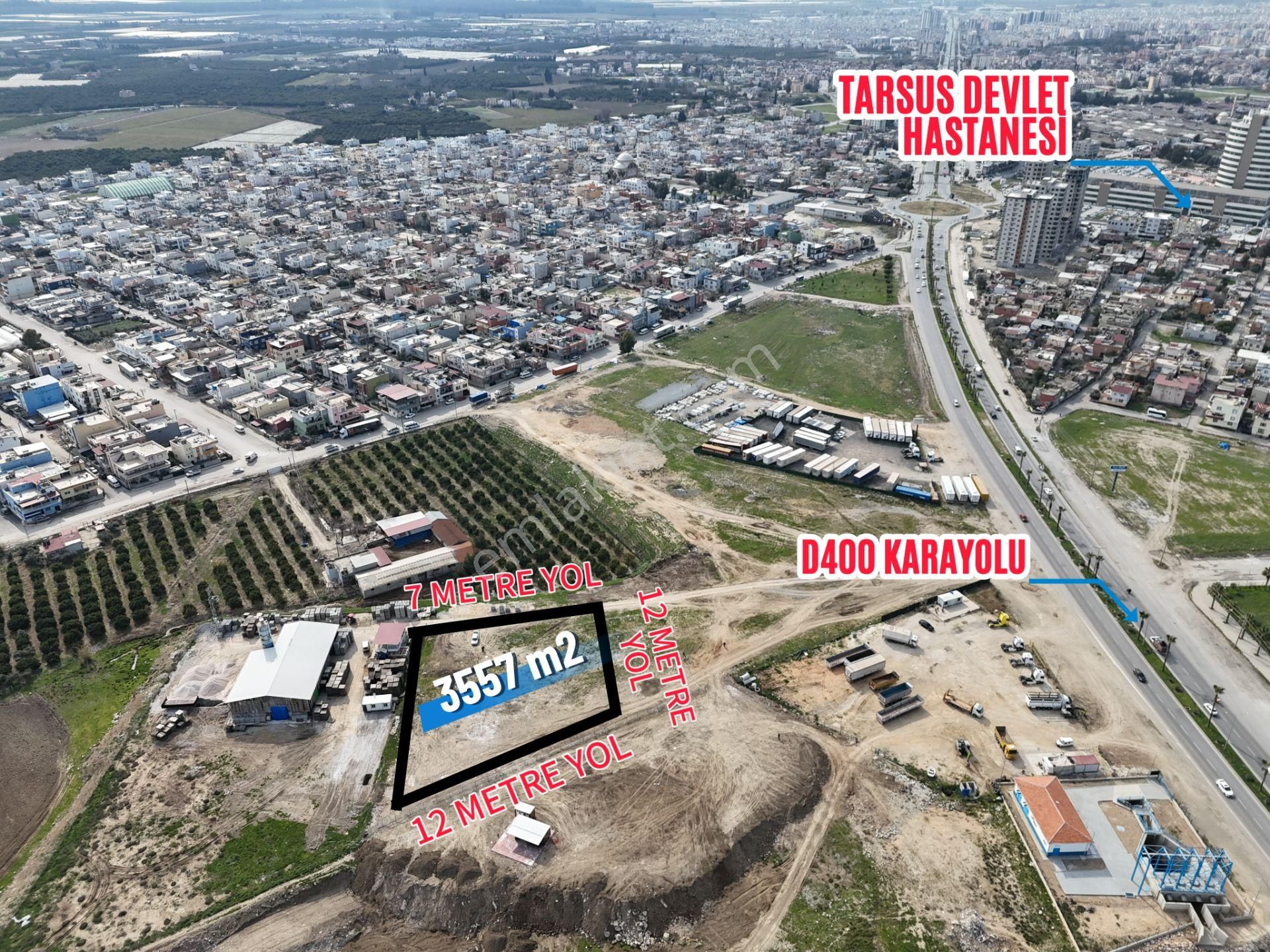 Tarsus Şahin Satılık Ticari İmarlı Mersin-tarsus-şahin Mah. 3557m² Satılık Ticari (t2) İmarlı Arsa