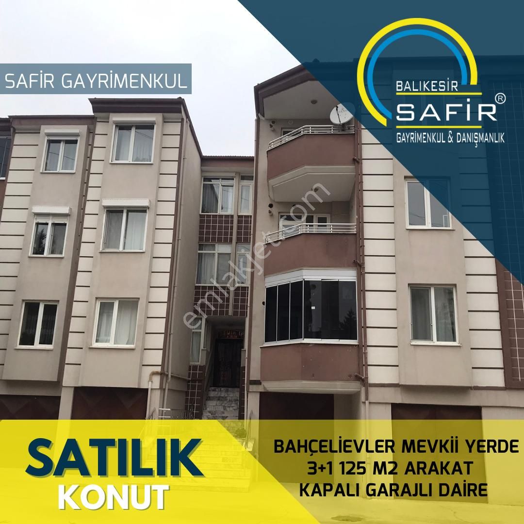 Altıeylül Bahçelievler Satılık Daire Bahçelievler Mevkii Yerde 3+1 125 M2 Arakat Kapalı Müstakil Garajlı Daire