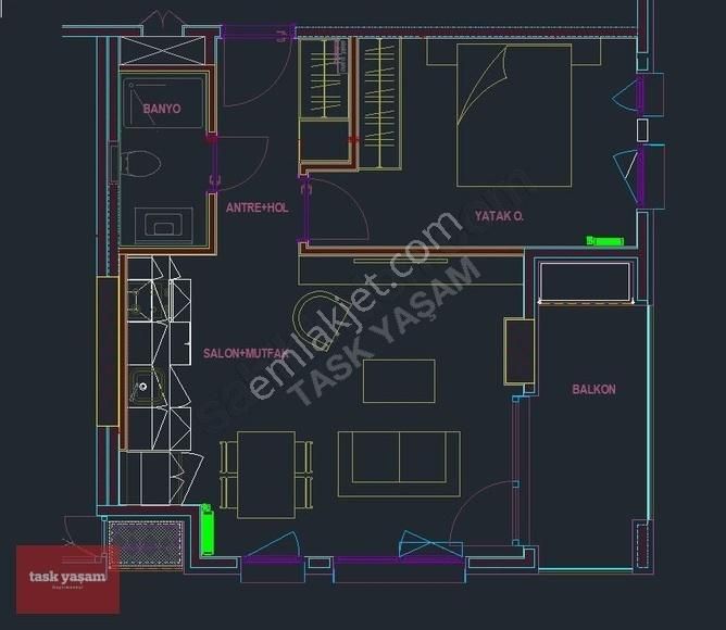 İstanbul Kağıthane Site İçerisinde Satılık Daire Kordon İstanbulda Havuzlu Güvenlikli 1+1 Eşyalı Satılık Rezidans