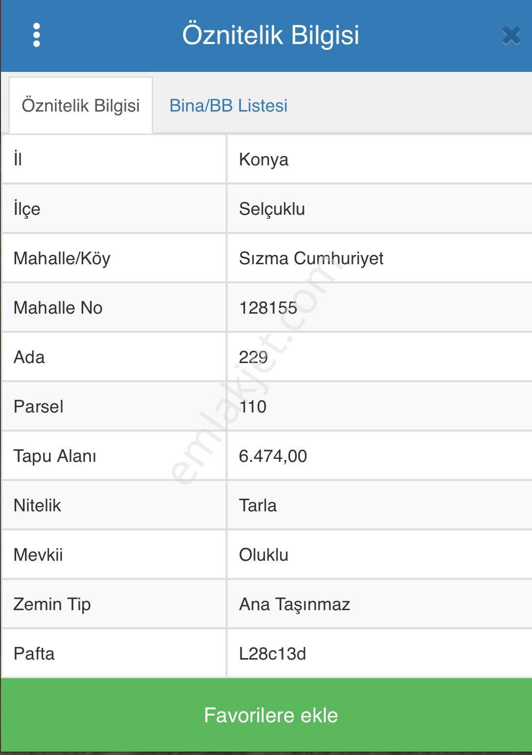 Konya Selçuklu Satılık Tarla Selçuklu Sızma Da Müstakil Ekilebilir Yatırımlık Fırsat Tarla!!!