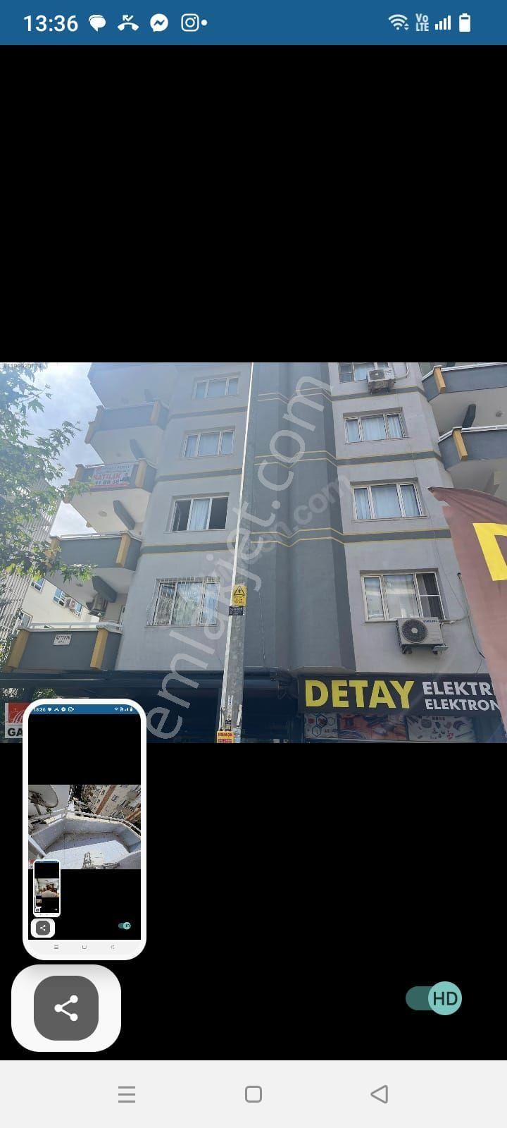 Şehitkamil Değirmiçem Kiralık Daire Değirmiçem De 3+1