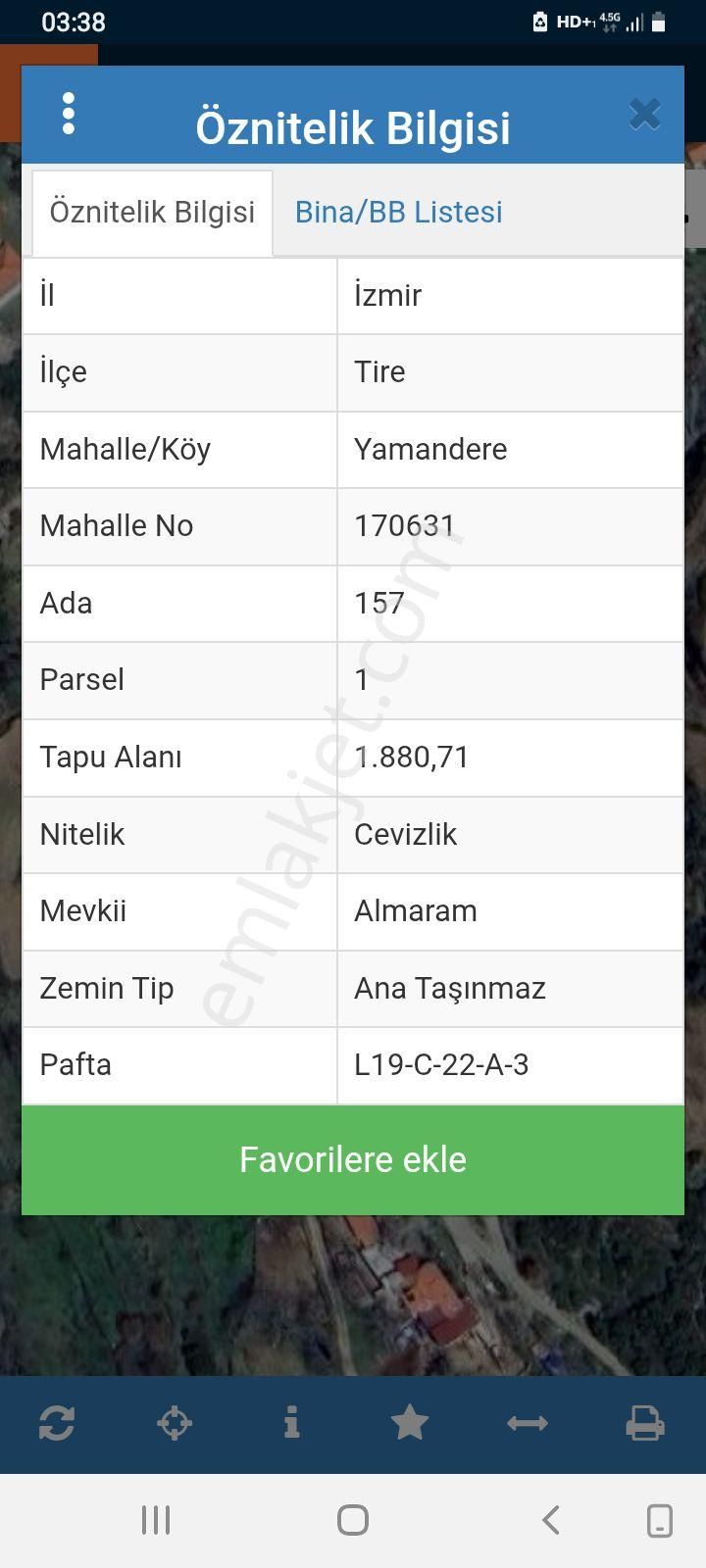 Mor Çiçek Emlak Tire Satılık Ceviz Bahçesi - Görsel 4