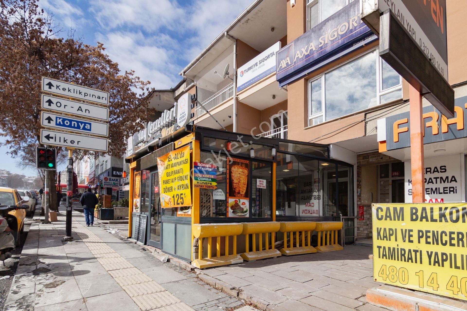 Çankaya Aydınlar Devren Restaurant Dikmen Caddesi Üzerinde Devren Kiralık Dükkan