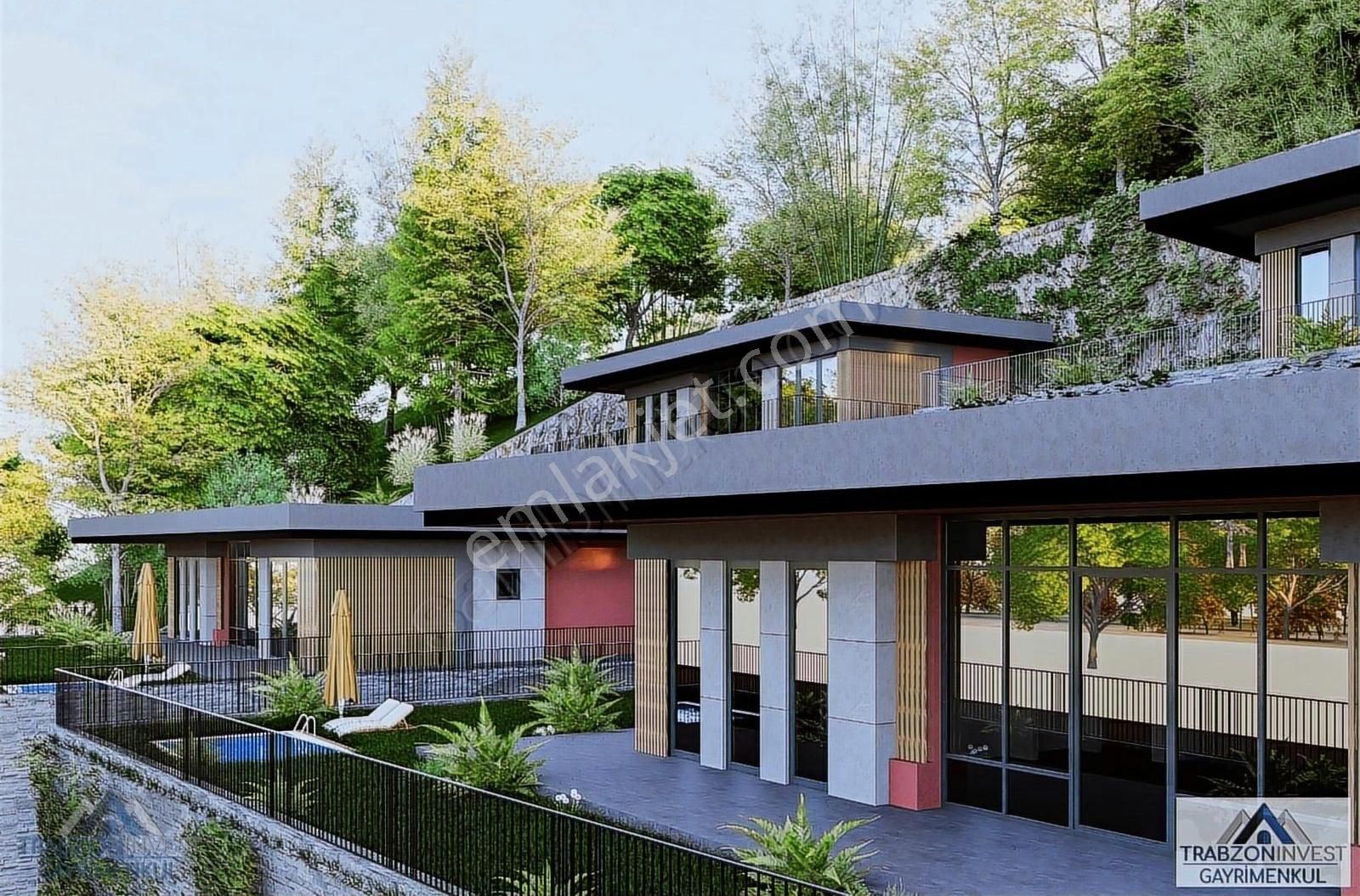 Trabzon Akçaabat Akçakale'de Satılık Arsa (projeli 4 Villalık)