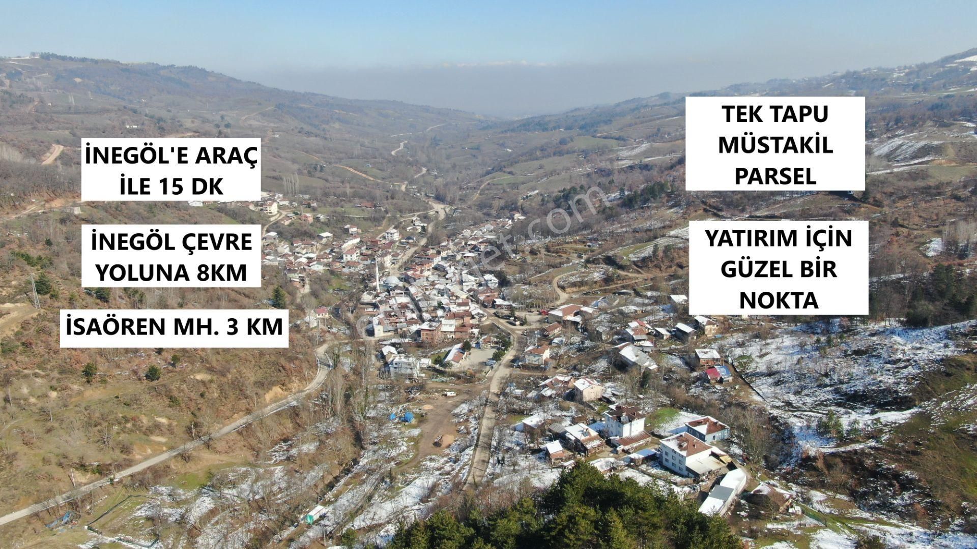 Çayyaka'da Asfalt'a Cepheli İnegöl'e 8km 4083m2 60m Yola Cepheli - Görsel 6