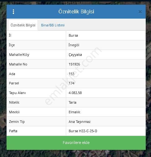 Çayyaka'da Asfalt'a Cepheli İnegöl'e 8km 4083m2 60m Yola Cepheli - Görsel 5