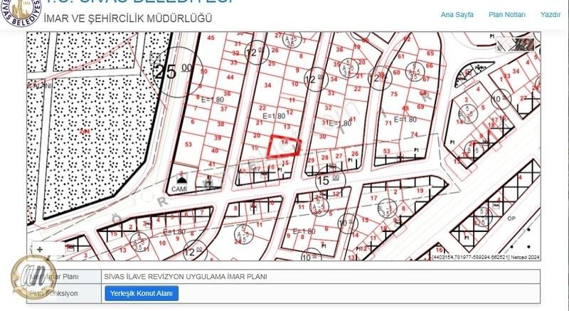 Sivas Merkez Kılavuz Satılık Konut İmarlı Alfin Gayrimenkulden Kılavuzda Satılık Tek Tapulu Arsa!!