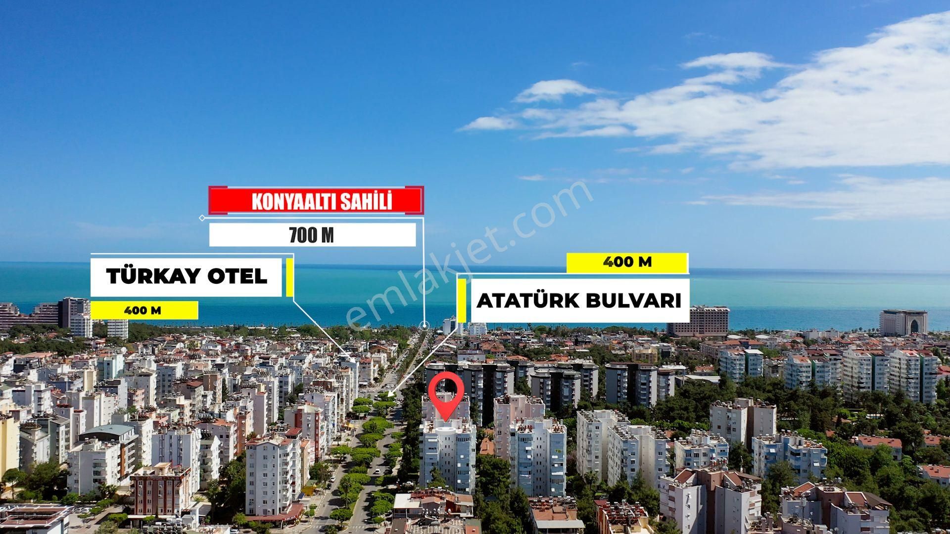 Konyaaltı Gürsu Satılık Daire Antalya Konyaaltı Gürsu Satılık 3+1 - Denize 700 M - Doğalgaz - Asansör - Havuzlu Site