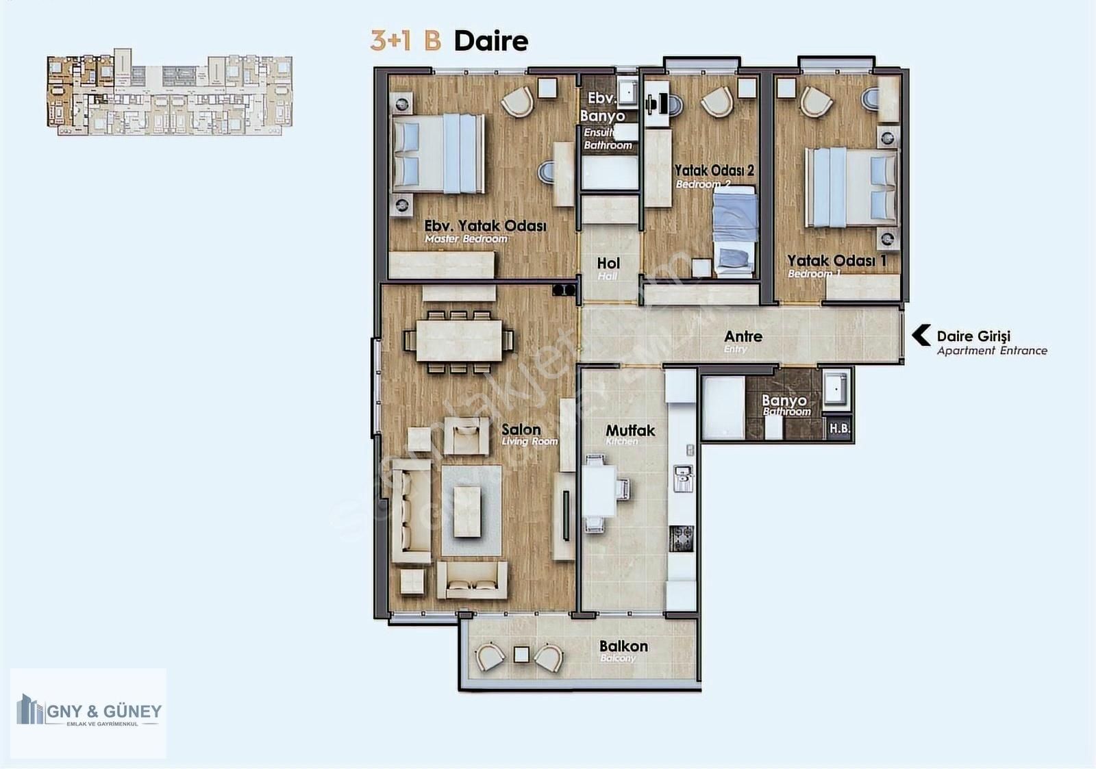 Ells Kartal 3+1 178 M² %50 Peşin Taksit İmkanı Deniz Manzaralı - Görsel 2