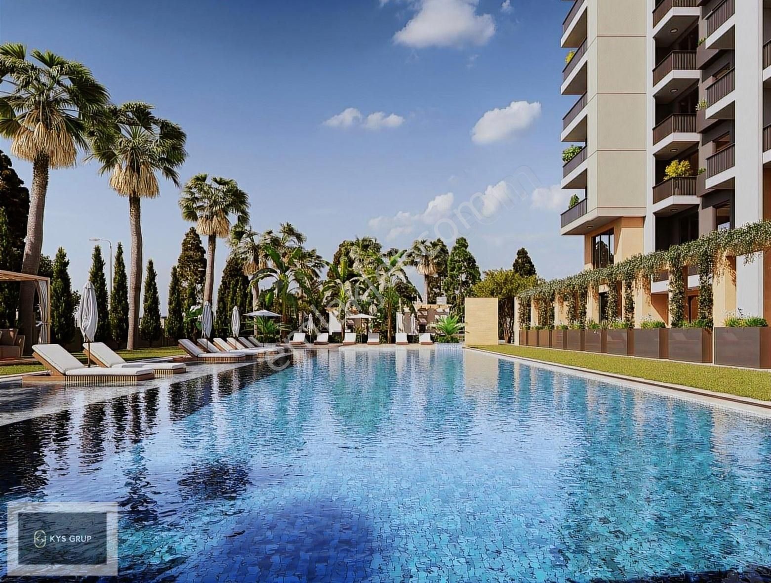 Mersin Mezitli Site İçerisinde Satılık Daire Tece Marvista Perla Projede 2+1 Havuzlu Sıfır Satılık Daire