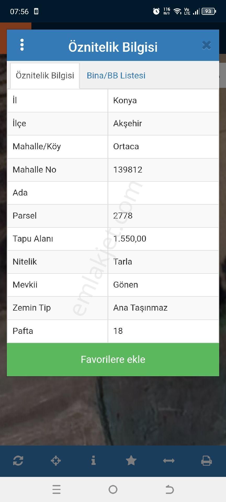 Akşehir Ortaca Satılık Tarla My Ekipden Konya Akşehir Ortacada Organize Sanayi Bölgesine Yakın Arazi