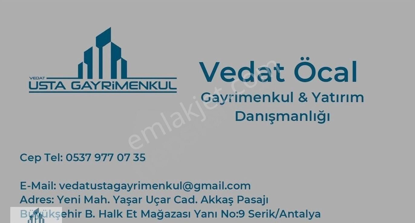 Manavgat Taşağıl Satılık Konut İmarlı Usta Gayrimenkul'den Taşağıl Merkezde 600 M2 Satılık Arsa