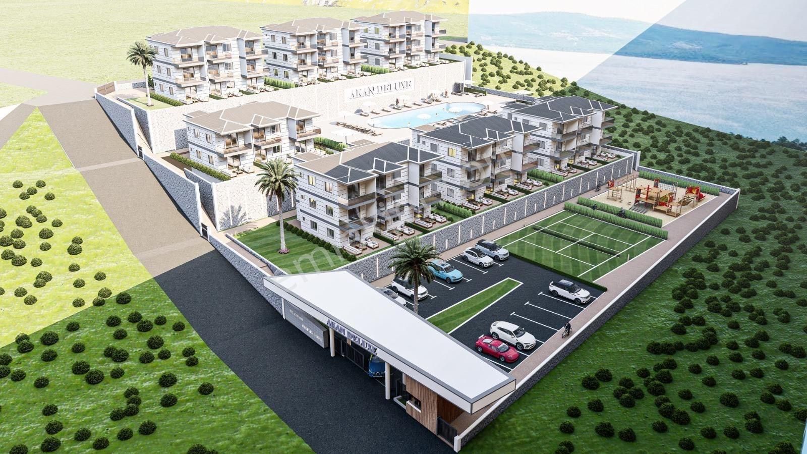 Didim Akbük Satılık Daire Didim Akbükte Ful Deniz Manzaralı Projeden Taksitli Satılık Daireler