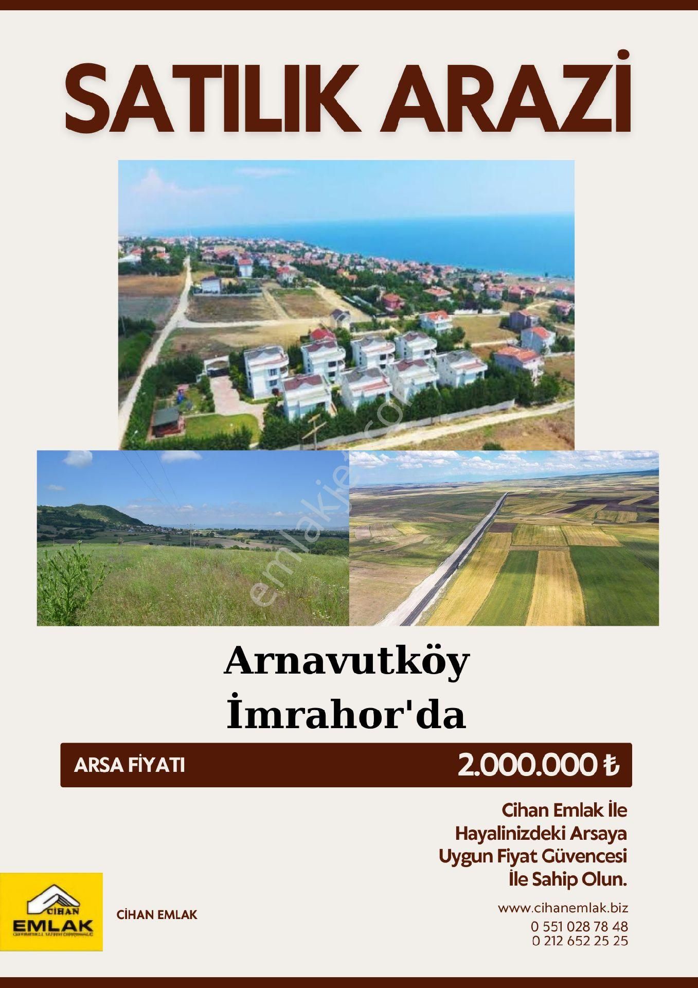 Arnavutköy İmrahor Satılık Tarla Arnavutköy İmrahor'da 200m² Satılık Arsa