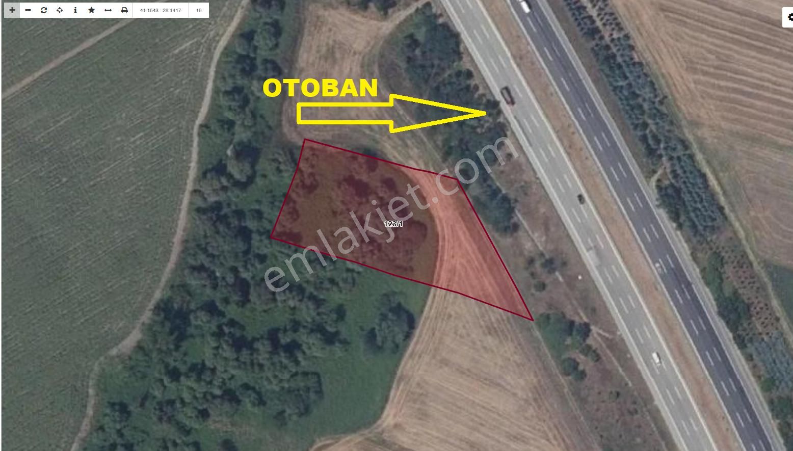 Seymenköyde 4500 M2 Otoban Cepheli Tek Tapu Yatırımlı Tarla - Görsel 5