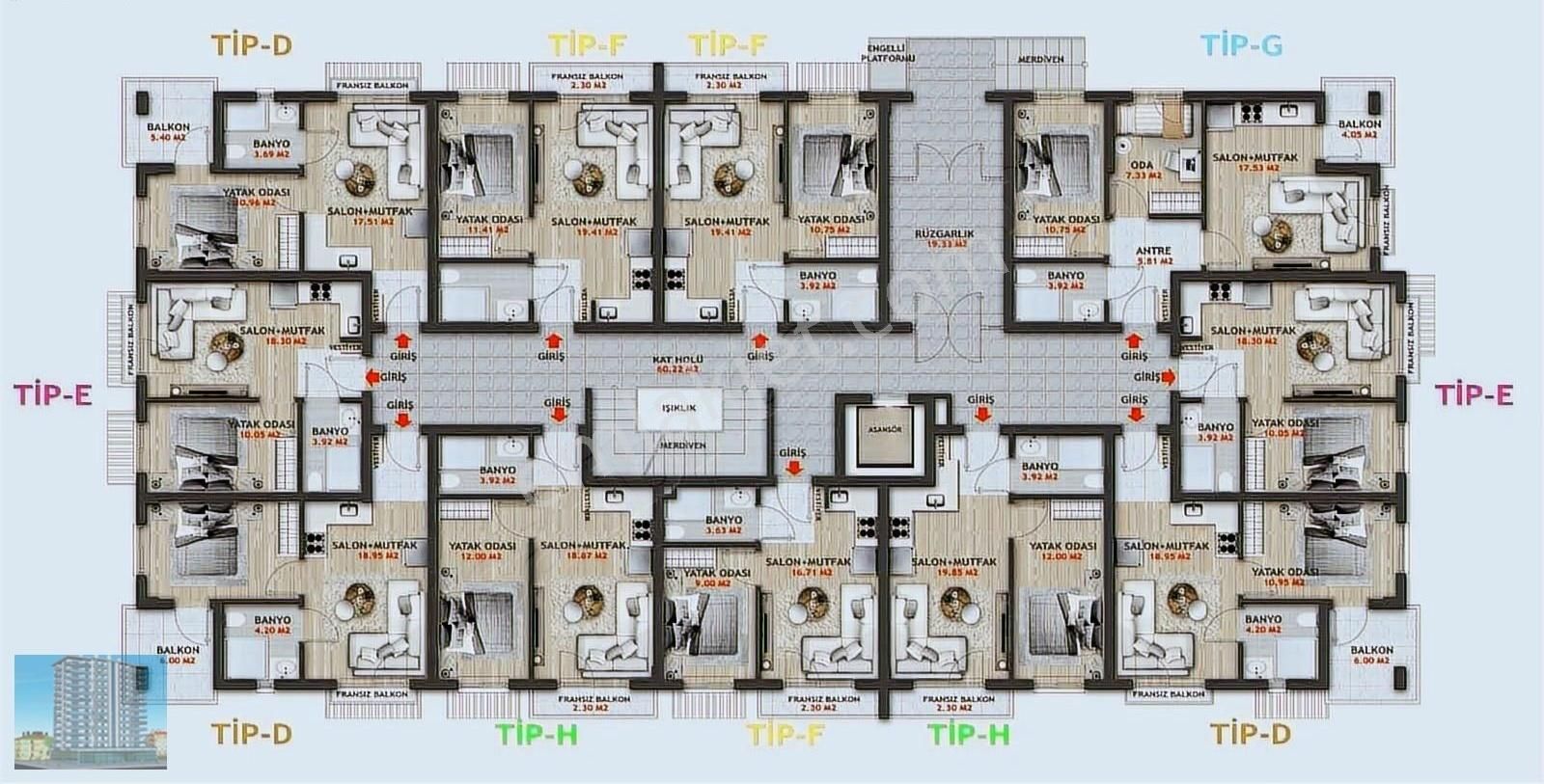 Çubuk Dumlupınar Satılık Daire Üniversite Bölgesinde 2+1 %50 Peşin 0 Faiz 12 Taksit