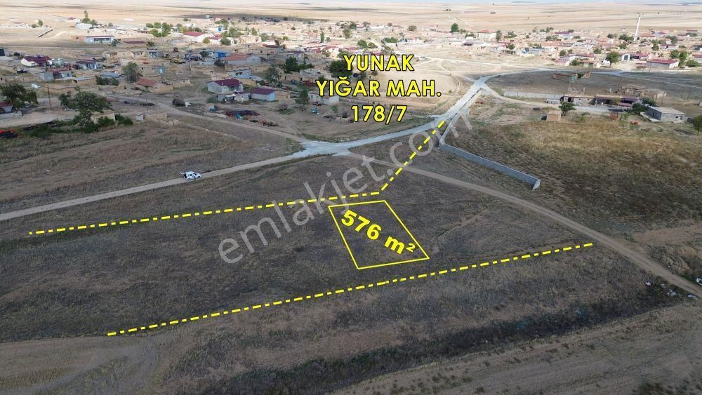 Yunak Yığar Satılık Konut İmarlı Yunak Yığar Da 576 M2 Müstakil Tapulu Konut İmarlı Arsa