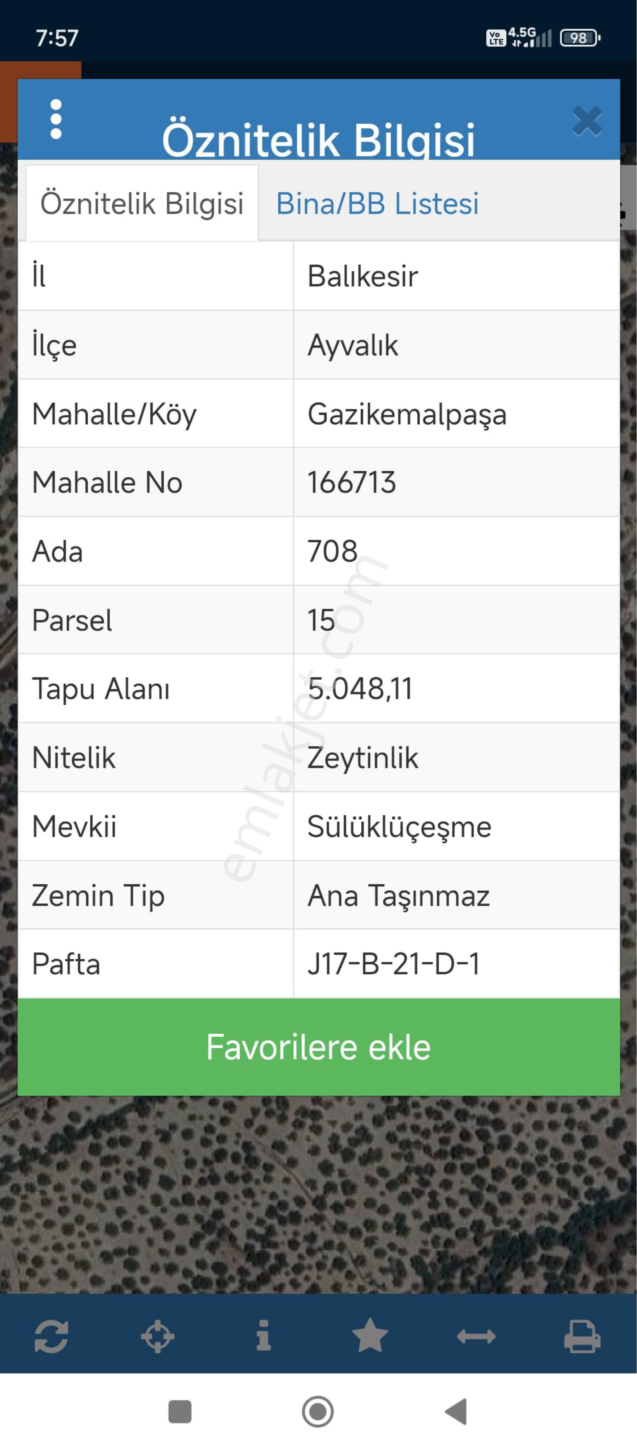 Ayvalık Altınova Satılık Tarla Rota’dan Fırsat Zeytinlik !!