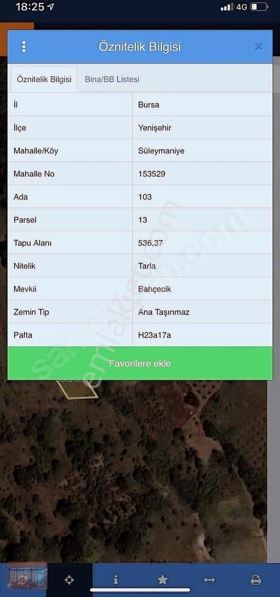 Aktaş 'tan Yenişehir Süleymaniye 'de Satılık Tarla - Görsel 5