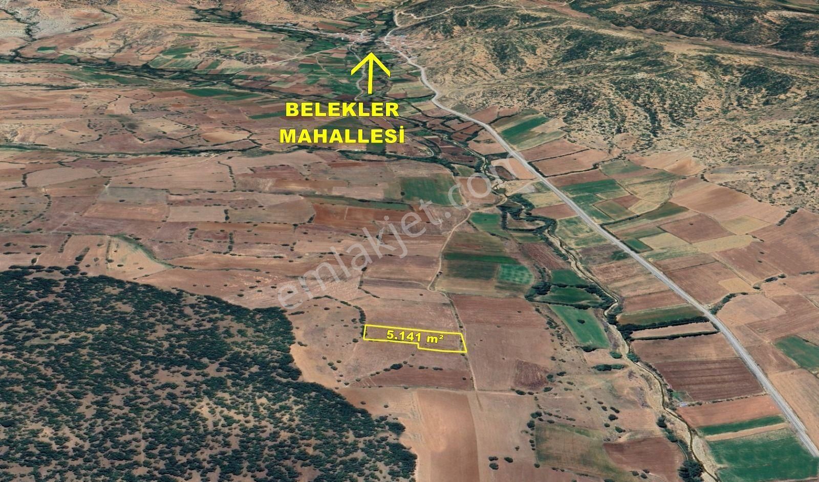 Ilgın Belekler Satılık Tarla Konya / Ilgın / Belekler Mahallesinde 5.141 M² Müstakil Tapulu Tarla