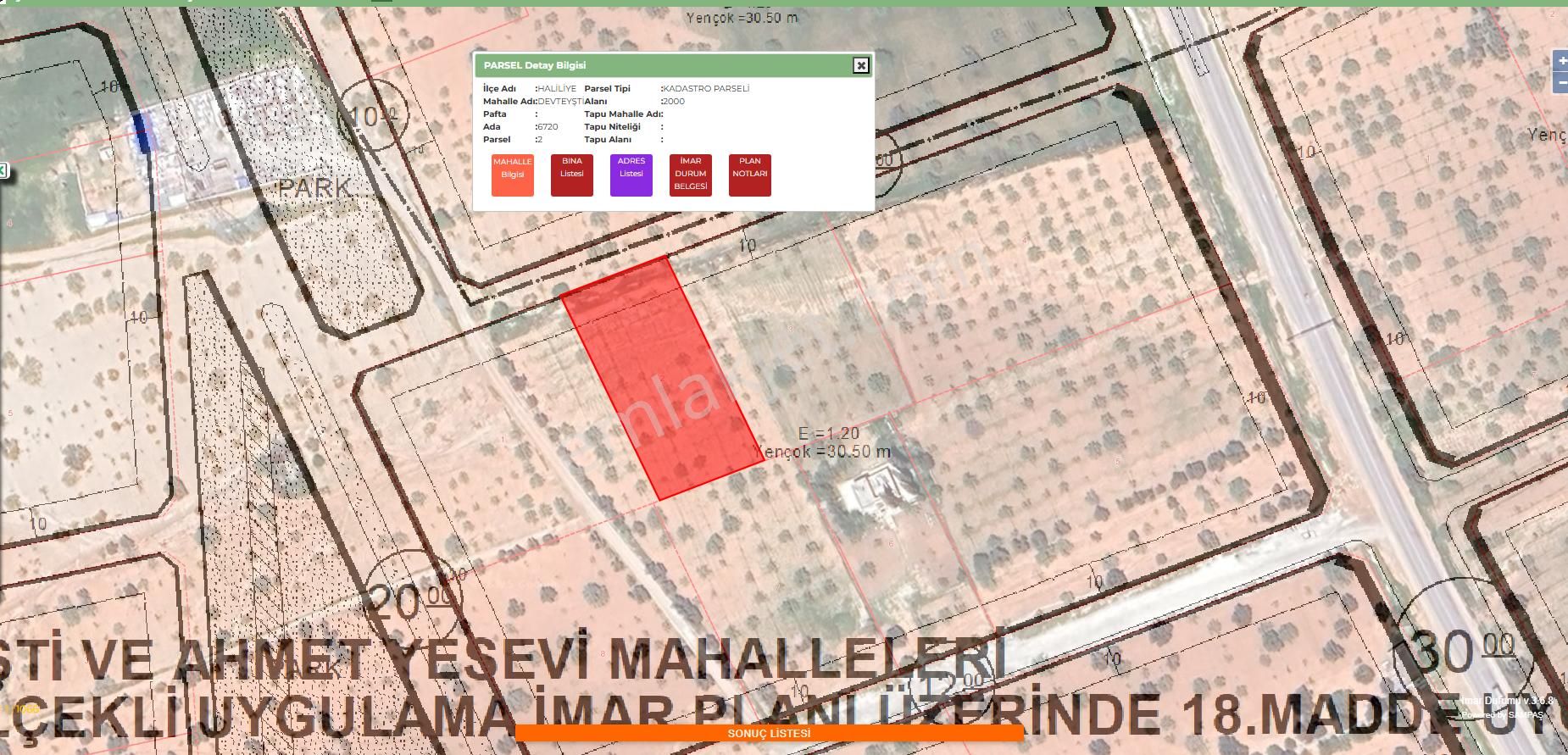 Haliliye Devteyşti Satılık Konut İmarlı Yaşarsoy Gyo'dan Haliliye Devteşti 10 Kata Konut İmarlı Parsel