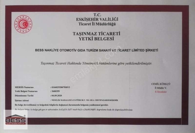 Eskişehir Odunpazarı Kiralık Dükkan & Mağaza Bess'den Estim Toptancılar Sitesinde Kiralık İş Yeri