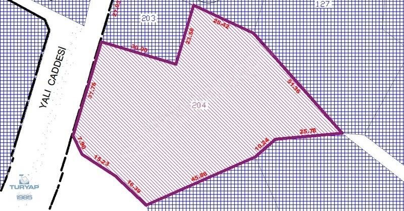 Termal Akköy Köyü Satılık Tarla Turyap Termal-akköyde 4270 M2 Yüzölçümlü Anayola Cepheli Tarla