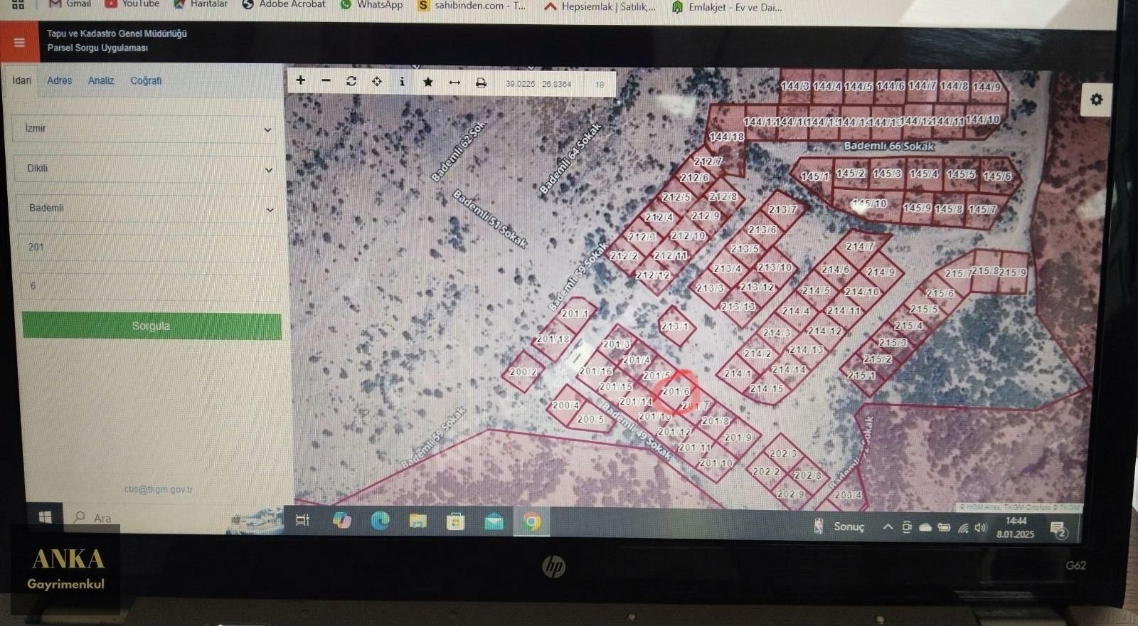 Anka Gayrimenkul Den Dikili Bademli Yatırımlık Arsa - Görsel 3