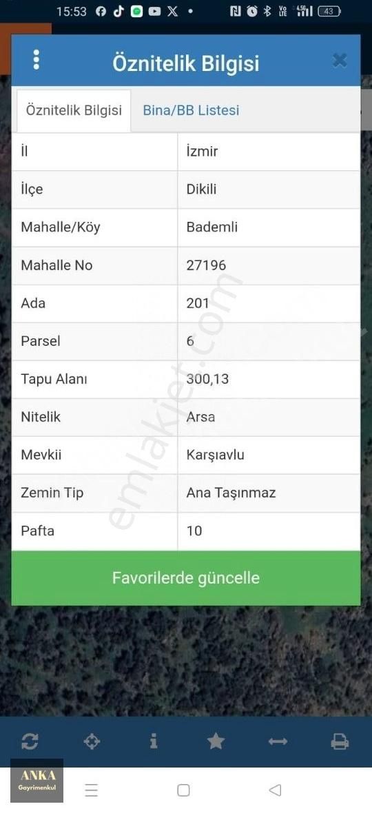 Anka Gayrimenkul Den Dikili Bademli Yatırımlık Arsa - Görsel 2
