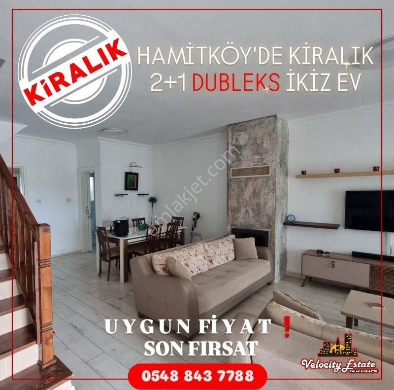 KKTC Lefkoşa Kiralık Müstakil Ev Hamitköy'de Fırsat 2+1 Dubleks Kiralık İkiz Ev