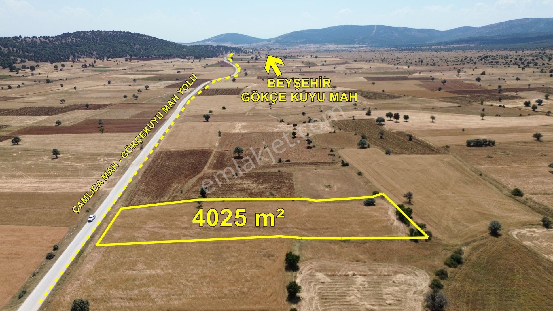 Hüyük Çamlıca Satılık Tarla Konya Hüyük Çamlıca'da Asfalt Cepheli 4.025 M² Müstakil Arazi