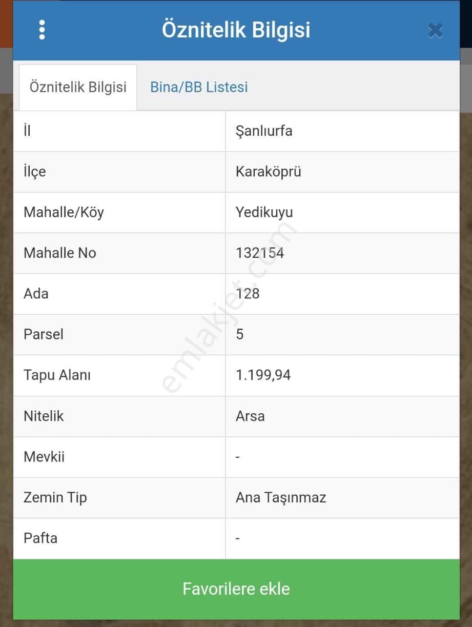 Karaköprü Yedikuyu Satılık Konut İmarlı İnal Emlakta Datilik Yedikuyuda Kupon Arsa