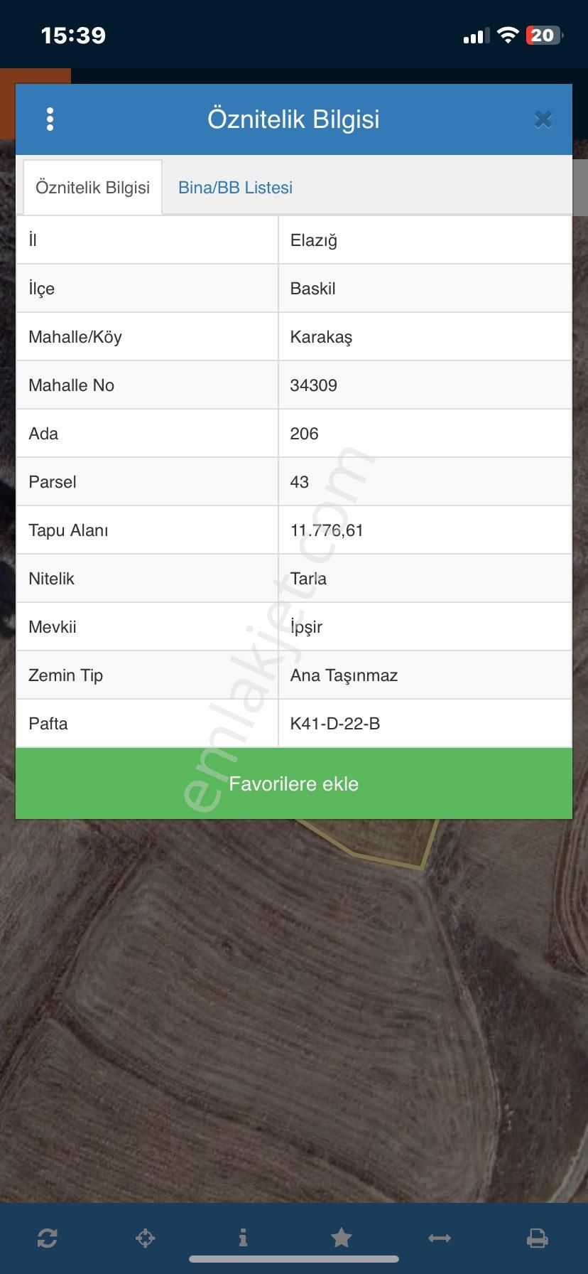 Baskil Karakaş Köyü Satılık Tarla Ümit Emlak’tan İnanılmaz Fırsat Toplam 19.317m2 2 Adet Parsel Tek Rakam