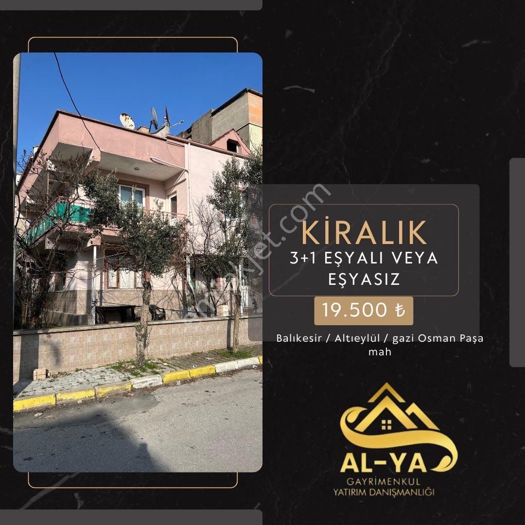 Altıeylül Gaziosmanpaşa Kiralık Daire Kiralık Eşyalı Veya Eşyasız G.o.p. Mah Merkezi Konum