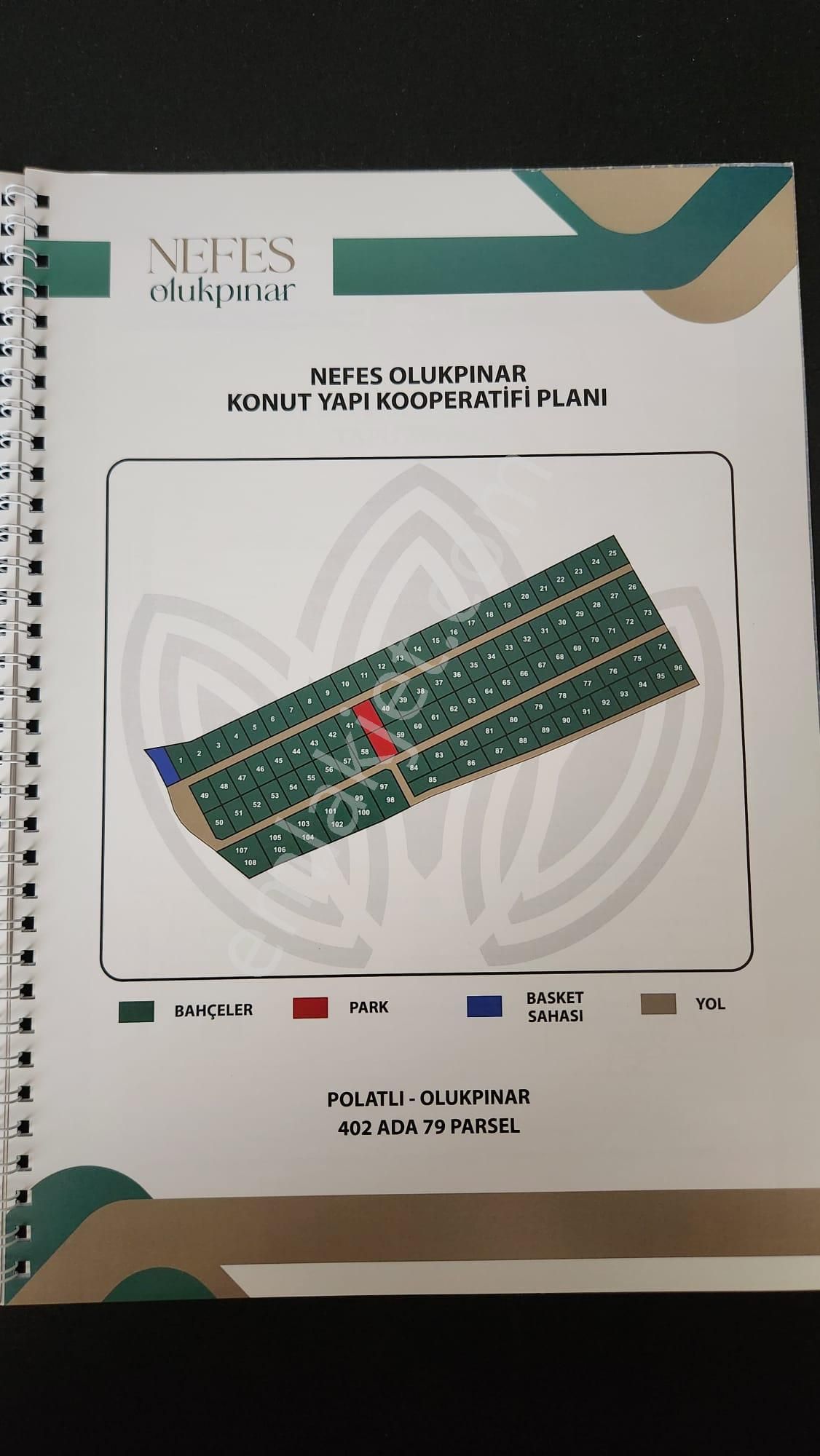 Polatlı Olukpınar Satılık Tarla Trio Asg'den Nefes Olukpınar Koop Satılık 300 M2 Hobi Bahçesi