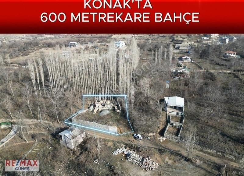 Yeşilyurt Konak Satılık Bağ & Bahçe Milli Pınar'da Remax Güneş'ten 600 Metrekare Taş Duvarlı Parsel