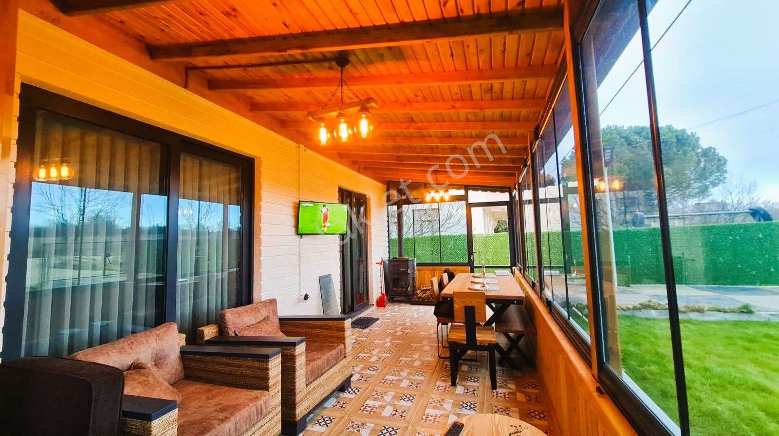 Tekirdağ Saray Da 325 M2 Arsa İçinde Müstakil 4+1 Eşyalı Villa - Görsel 29