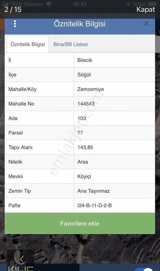 Kılıç Yapı'dan Zemzemiye Köyünde Satılık Arsa - Görsel 5