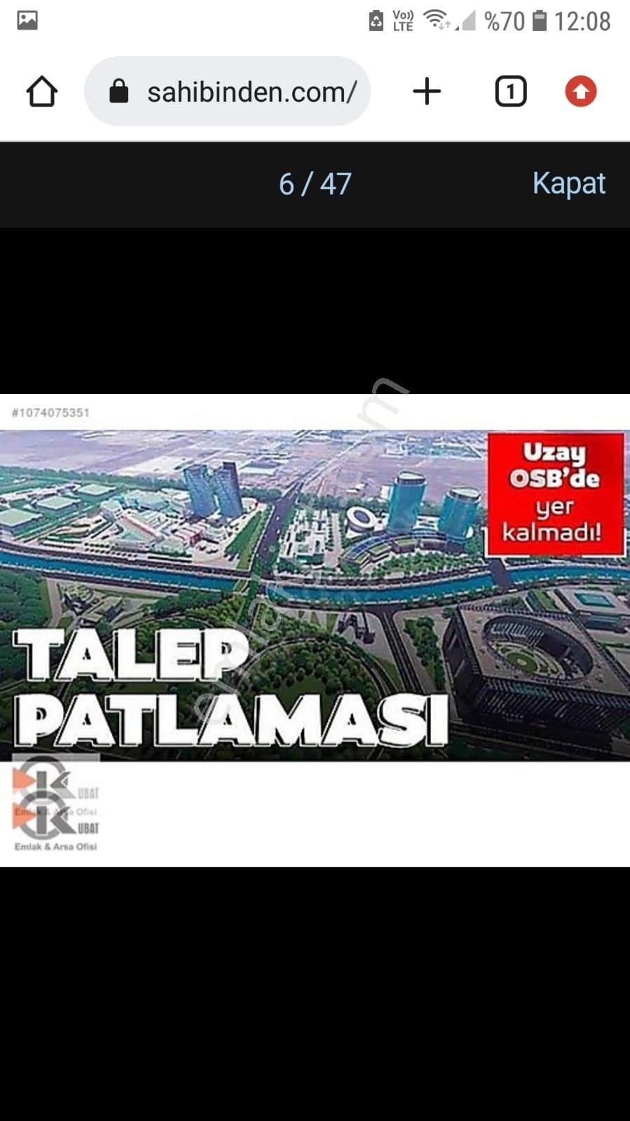 Kahraman Kazan Sanayide Orhaniye İmarlı 65 M2 Hisse Satılık - Görsel 2