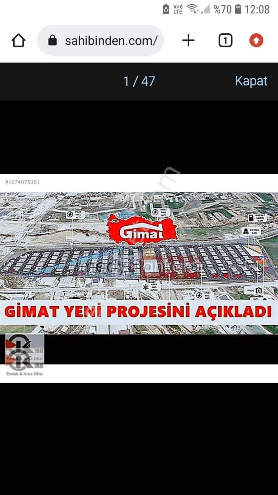 Kahraman Kazan Orhaniye Sanayi İmarlı Satılık Arsa - Görsel 4