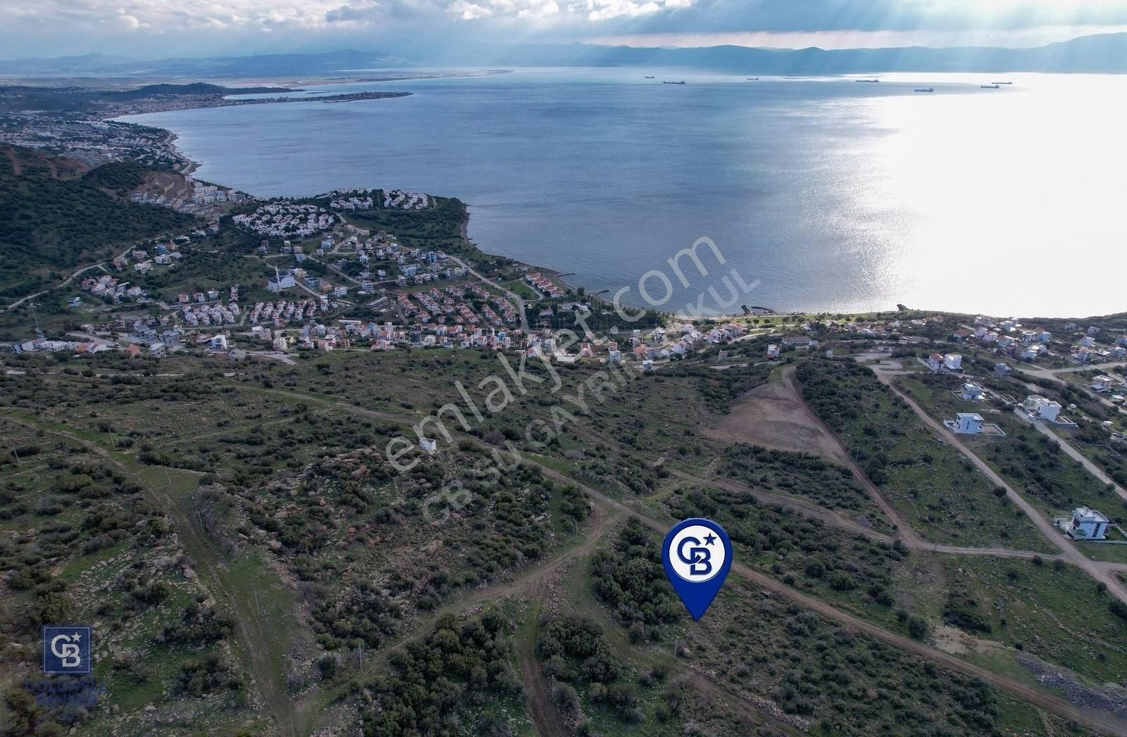 İzmir Dikili Satılık Villa İmarlı Çandarlı Eyko Da Deniz Manzaralı Satılık Arsa