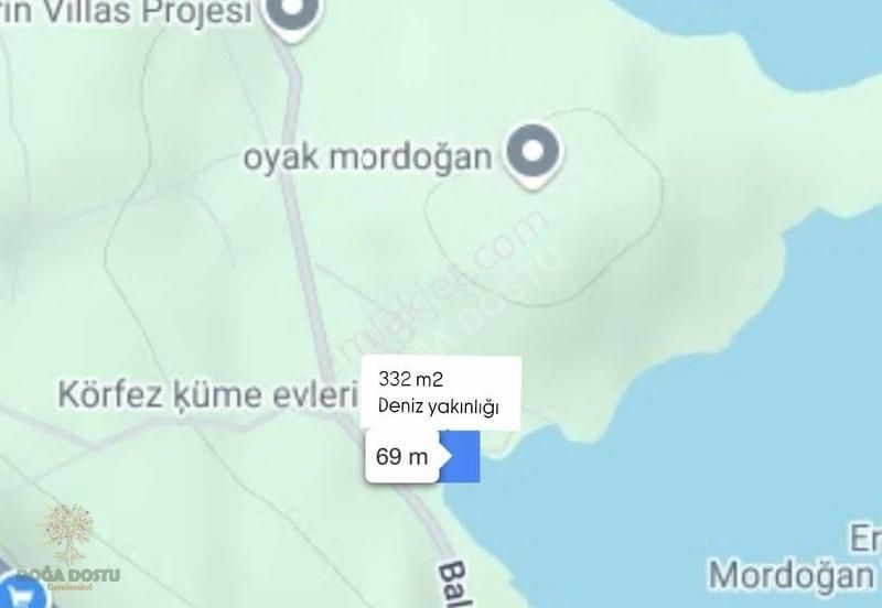 Karaburun Mordoğan Satılık Tarla Doğa Dostu'ndan Mordoğan Körfez Küme Evl.deniz 69 M Arsa