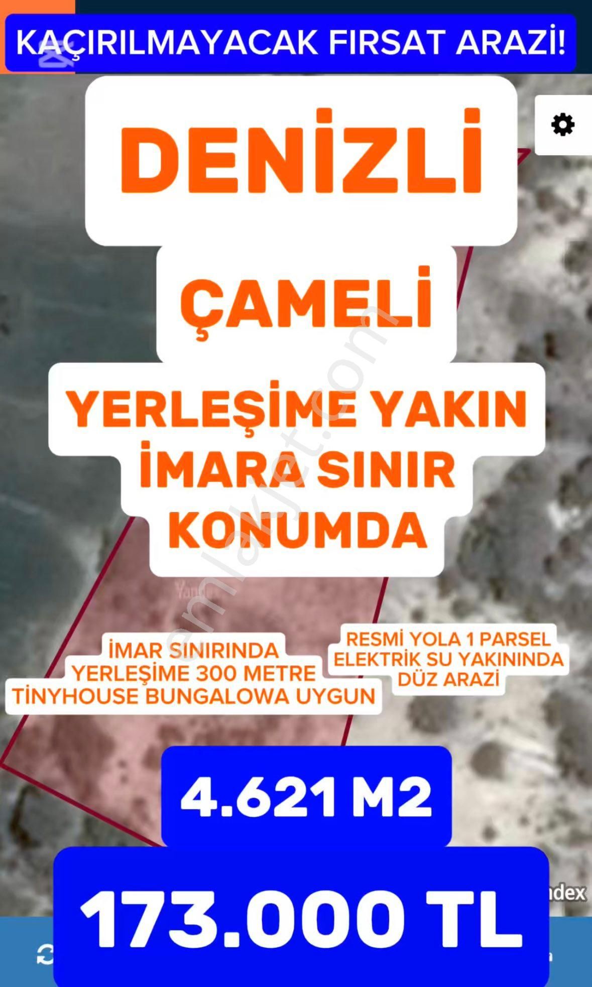 Denizli Çameli Satılık Tarla 🏡denizli Çamelin’de Yerleşime Yakın Harika Konum Fırsat Arazi! Emsallerinin Çok Altında!🚜