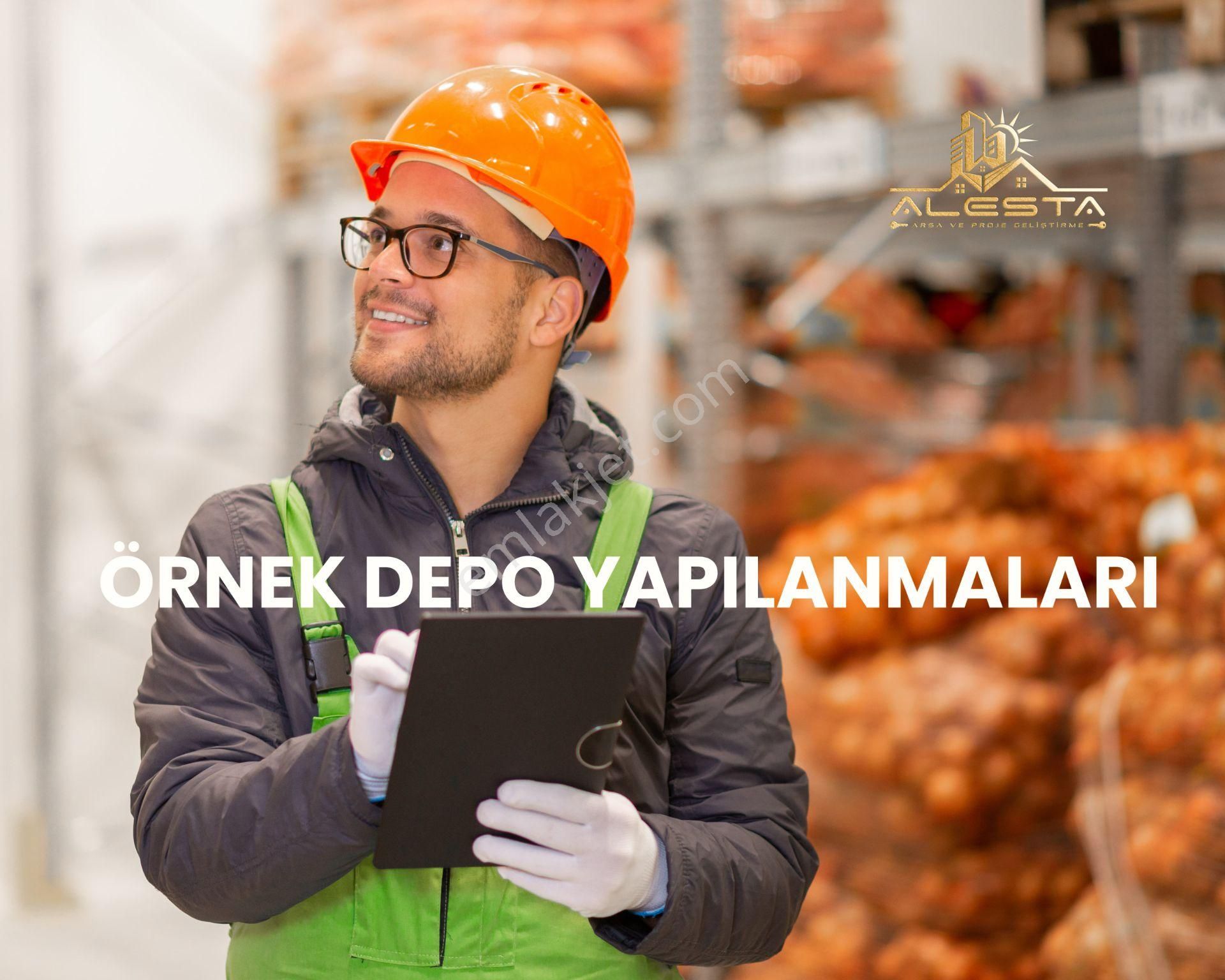 For Sale Menemende Kadastral Yola Cepheli Proje Onayları Alınmış 11.650m2 Depo İmarlı Arsa - Görsel 6