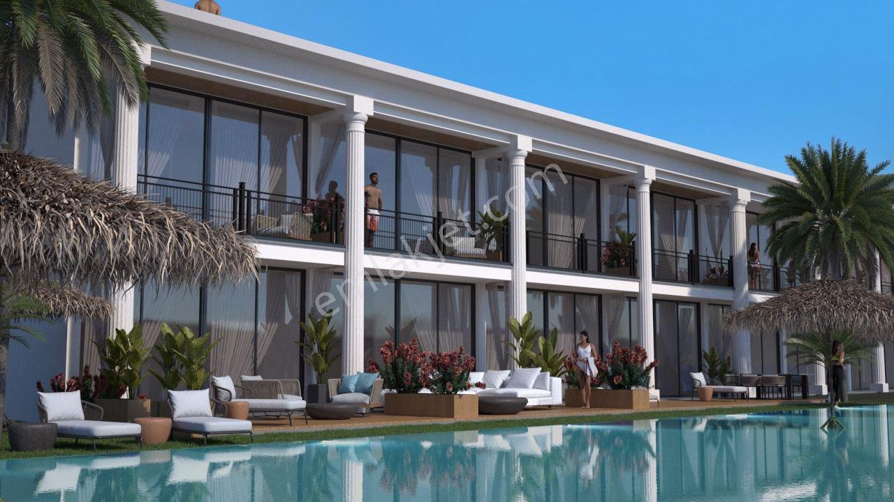 Kuzey Kıbrıs Aloha Beach Resort 1+0 Yatırımlık Yuksek Kira Getirili - Görsel 7