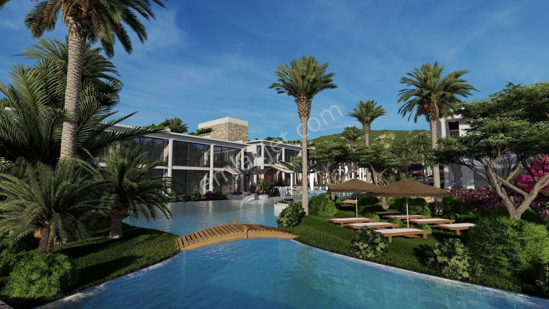 Kuzey Kıbrıs Aloha Beach Resort 1+0 Yatırımlık Yuksek Kira Getirili - Görsel 20