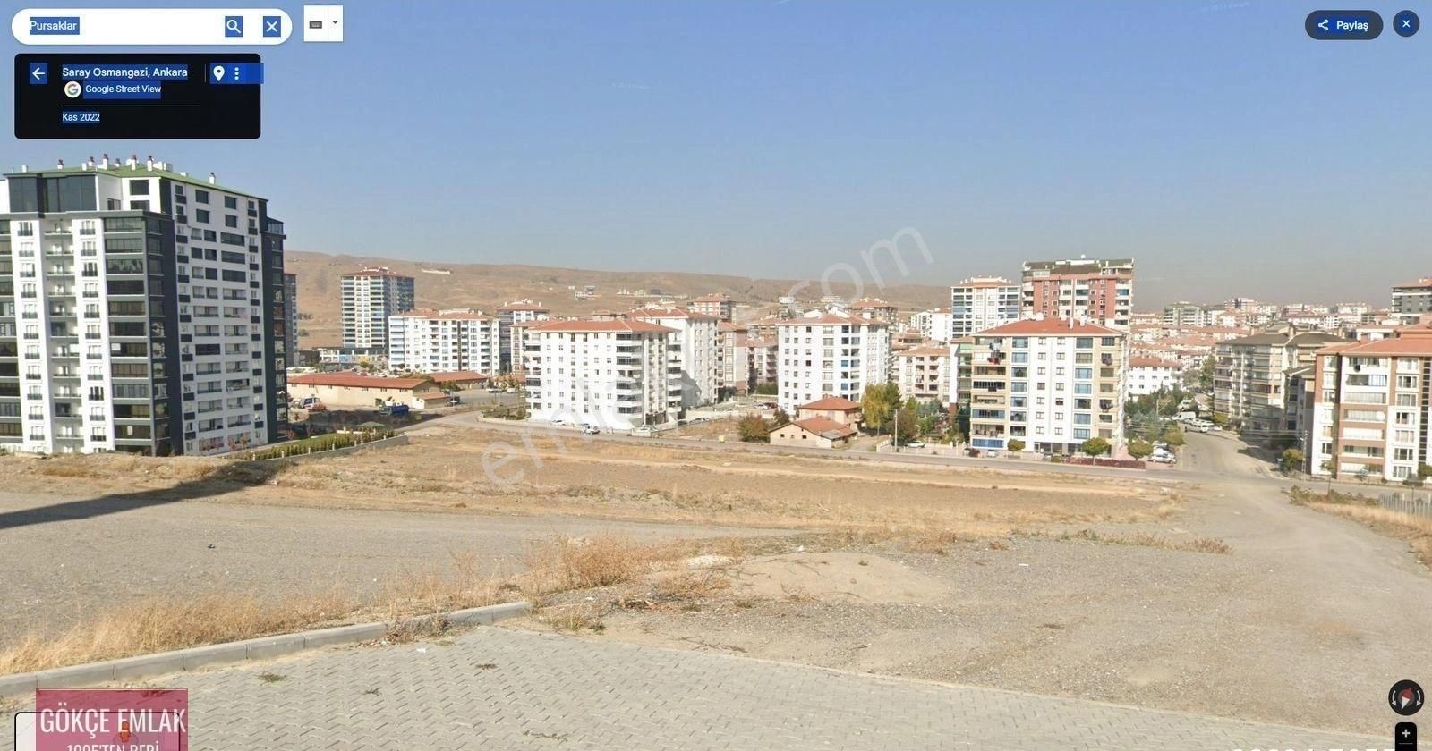 Pursaklar Saray Fatih Satılık Konut İmarlı Gökçe Emlak'tn Tam Merkezde Satılık 1 Daire Getirili Site Arsası